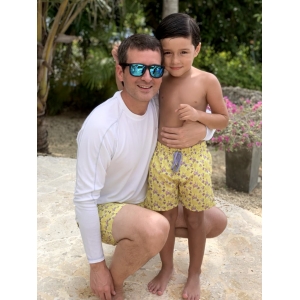 Dad and Son Matching Swim Trunks